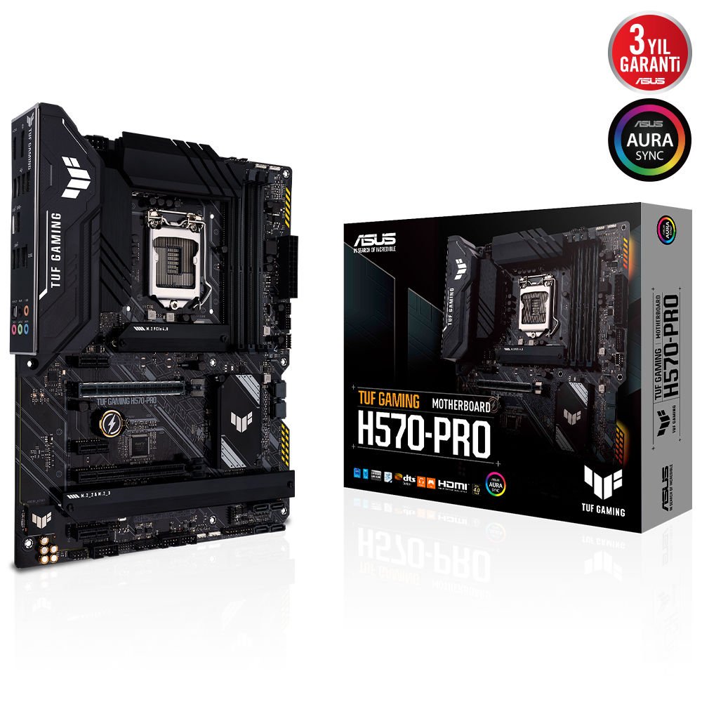 ASUS TUF GAMING H570-PRO 4xDDR4 3xM.2 1xGLAN 1200Pin ANAKART