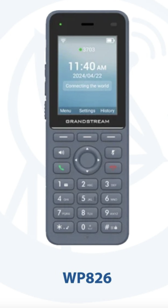 Grandstream WP826 Wi-Fi IP Telefon