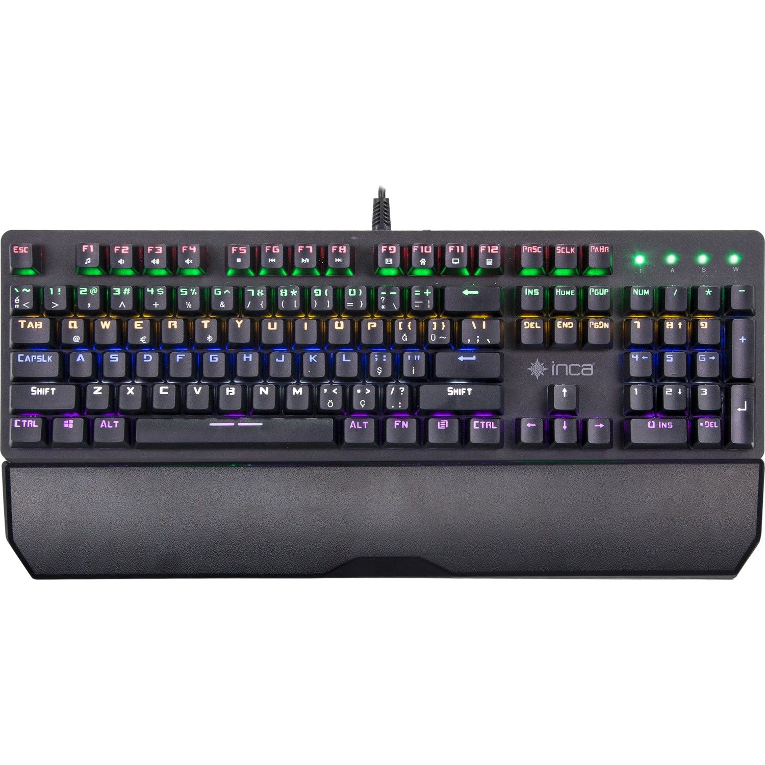 INCA IKG-445 PHALDOR USB RGB MEKANIK GAMING KLAVYE