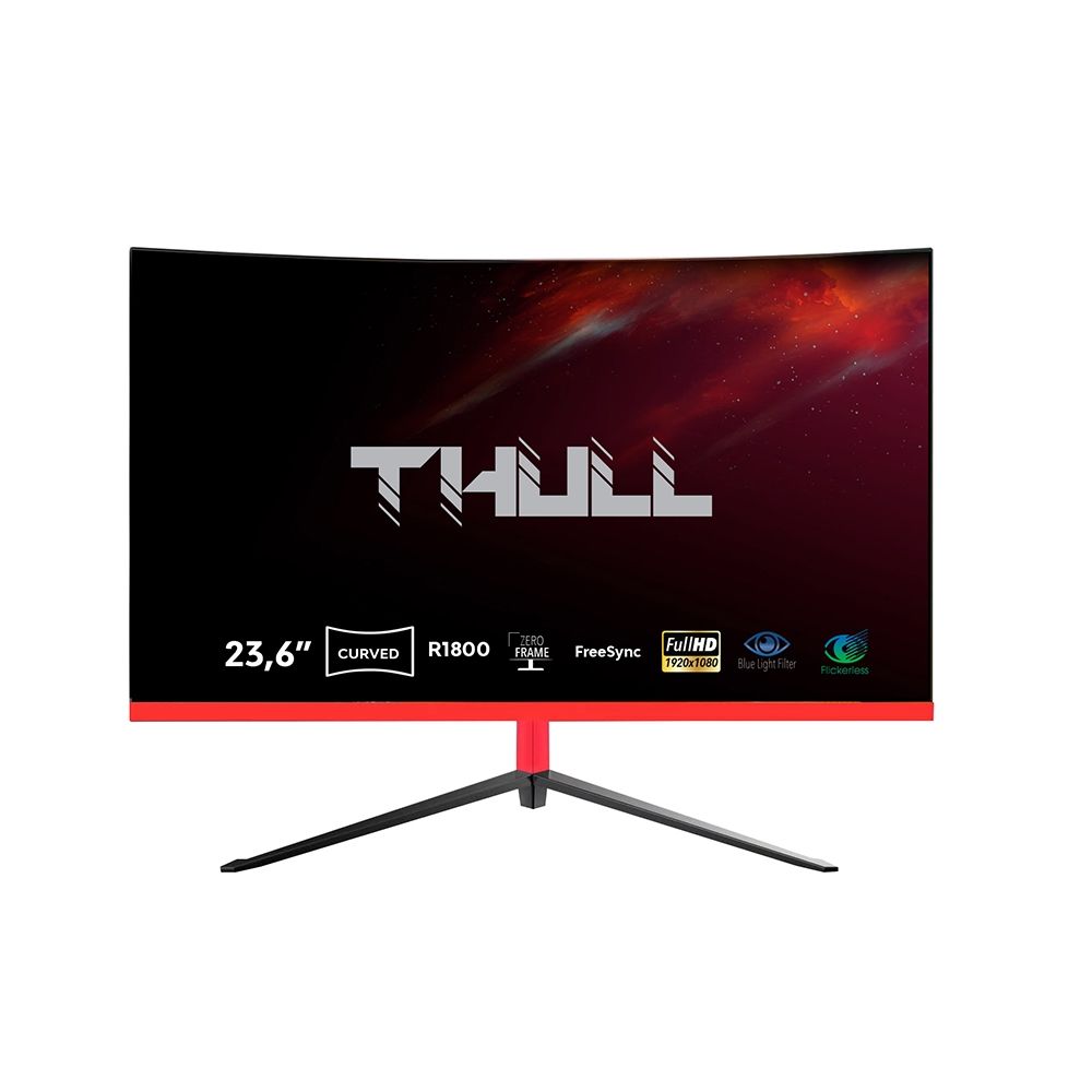 THULL TH-236C 23.6'' 5MS 75HZ FHD VGA/HDMI VESA CURVED LED MONITOR