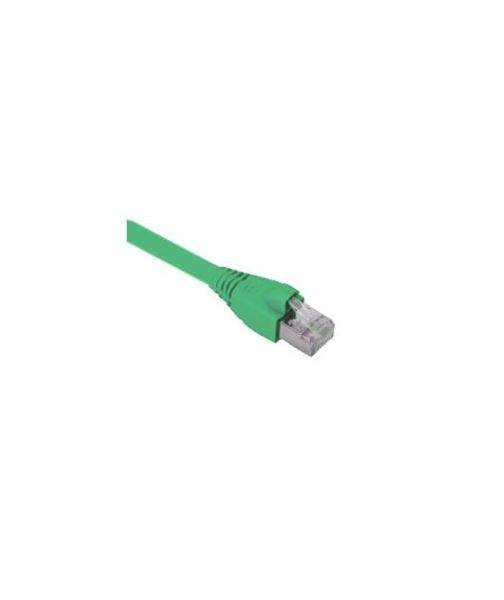 Cat6A S/FTP Patch Cord LSOH 0,5m Yeşil