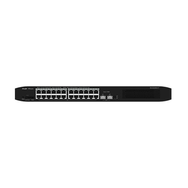 Reyee RG-ES226GC-P 24 Portlu, 10/100/1000 Gigabit, Yönetilebilir Switch, 2 SFP, 24 Port PoE+ (370W)