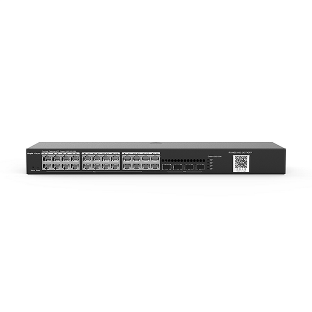 Reyee RG-NBS3100-24GT4SFP 26 Portlu, 10/100/1000 Gigabit, L2 Yönetilebilir Switch, 4 SFP