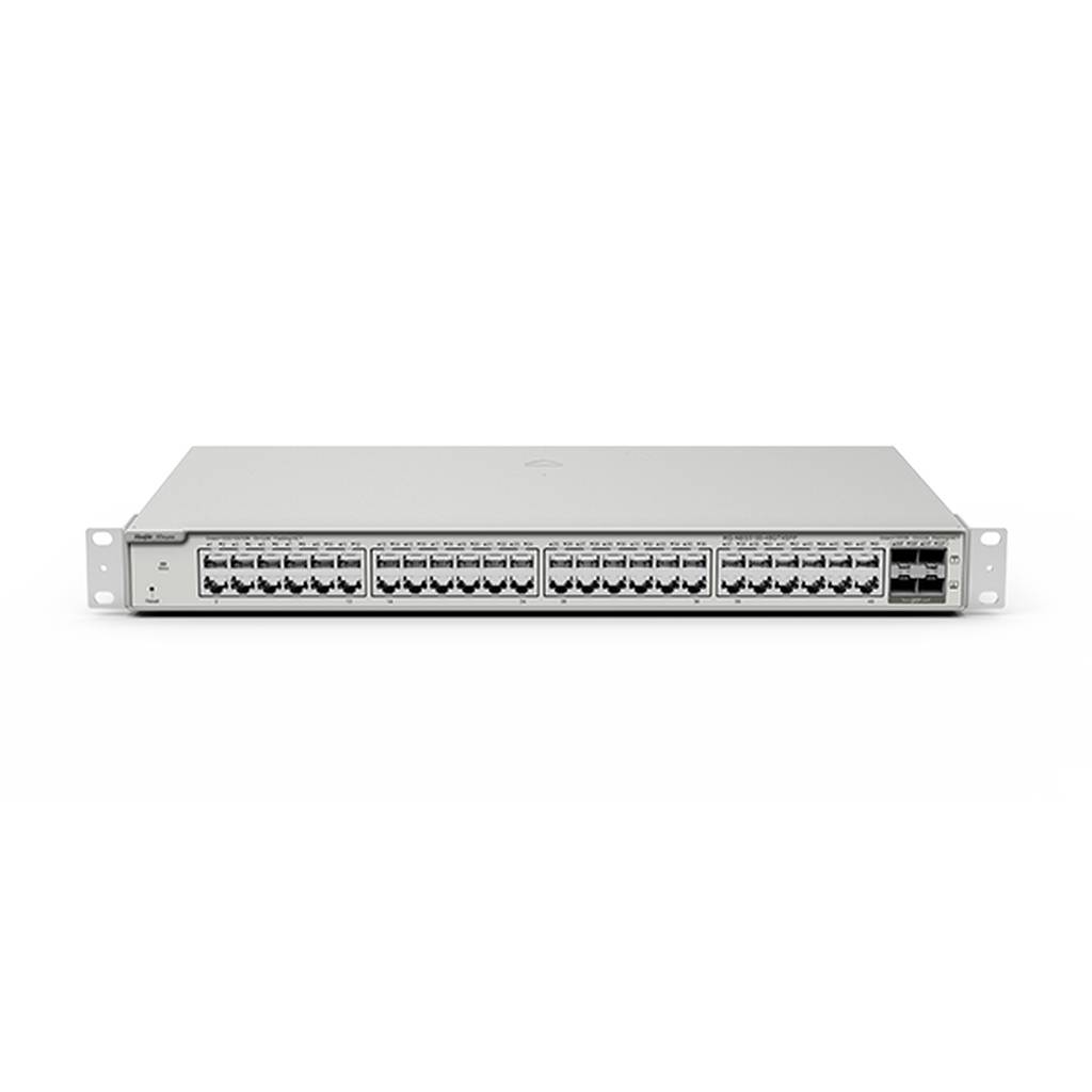 Reyee RG-NBS5100-48GT4SFP 48 Portlu, 10/100/1000 Gigabit, L2+ Yönetilebilir Switch, 4 SFP