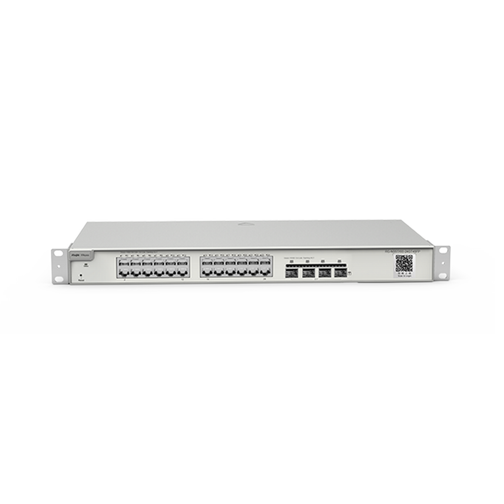 Reyee RG-NBS5100-24GT4SFP 24 Portlu, 10/100/1000 Gigabit, L2+ Yönetilebilir Switch, 4 SFP