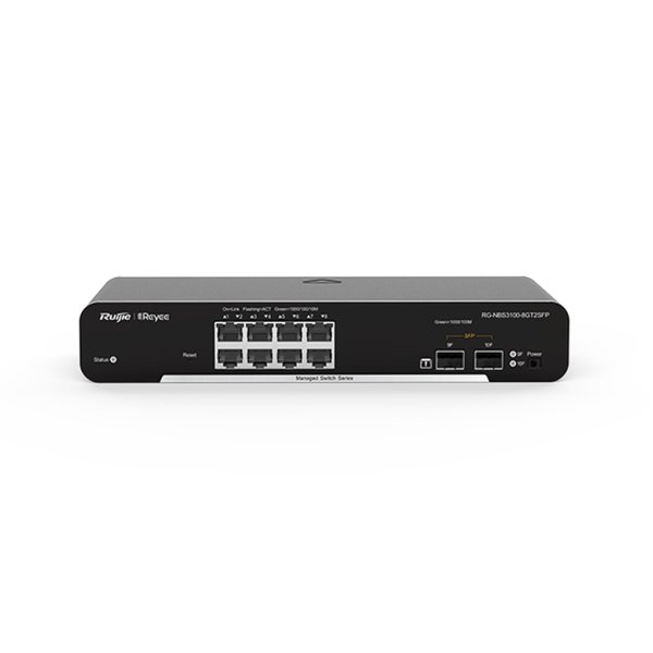 Reyee RG-NBS3100-8GT2SFP 8 Portlu, 10/100/1000 Gigabit, L2 Yönetilebilir Switch, 2 SFP