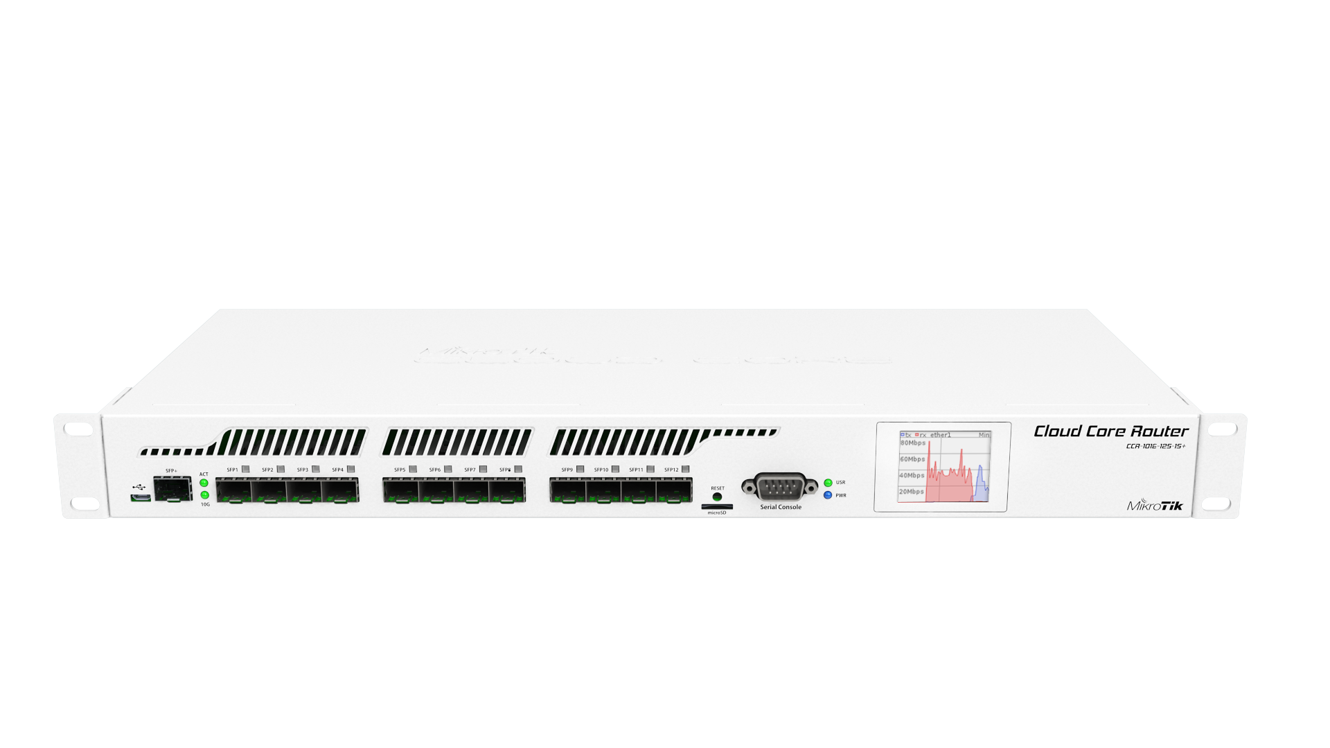 CCR1016-12S-1S+ 12xSFP , 1xSFP+ 10Gbit Cloud Core Router
