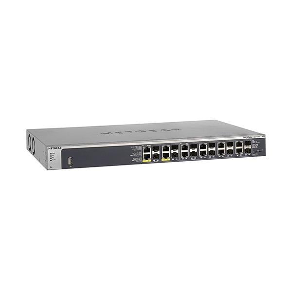 NetGear GSM7212F-100NES 12 Portlu 10/100/1000 Gigabit Omurga Switch 12xSFP Port, 4 Port PoE+(150W)