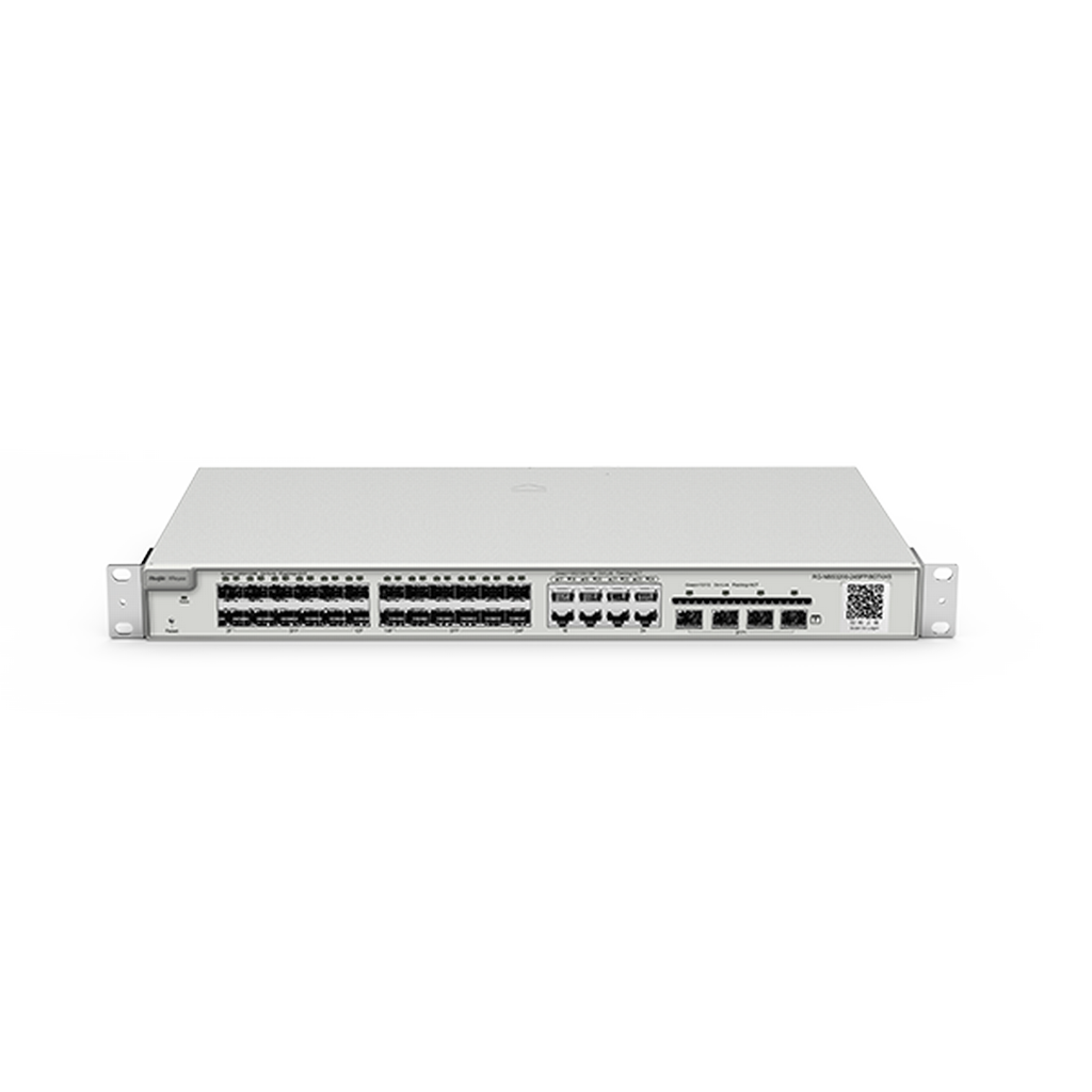 Reyee RG-NBS3200-24SFP/8GT4XS 24 Portlu, 24*1G SFP, 8 10/100/1000Base-T Kombo, 4*10G SFP, L2 Yönetilebilir Switch