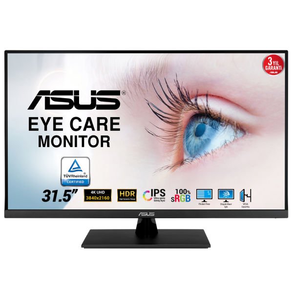 ASUS VP32UQ 31,5 IPS 3840x2160 4MS DP HDMI MM VESA 3YIL EYECARE 100% SRGB 10 BIT HDR10