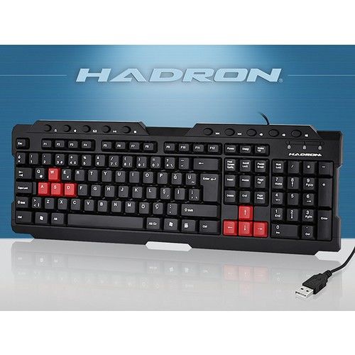 HADRON HR833 MULTIMEDYA SİYAH USB TR GAMING KLAVYE