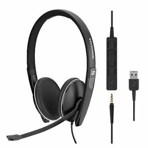 Sennheiser SC 165 USB CTRL Çift Taraflı USB Kablolu UC Kulaklığı