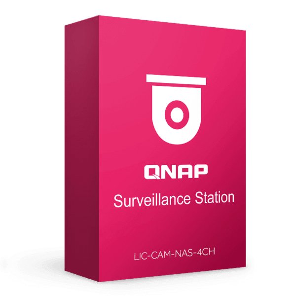 QNAP LIC-CAM-NAS-4CH 4 Kanal Surveillance Kamera Lisans