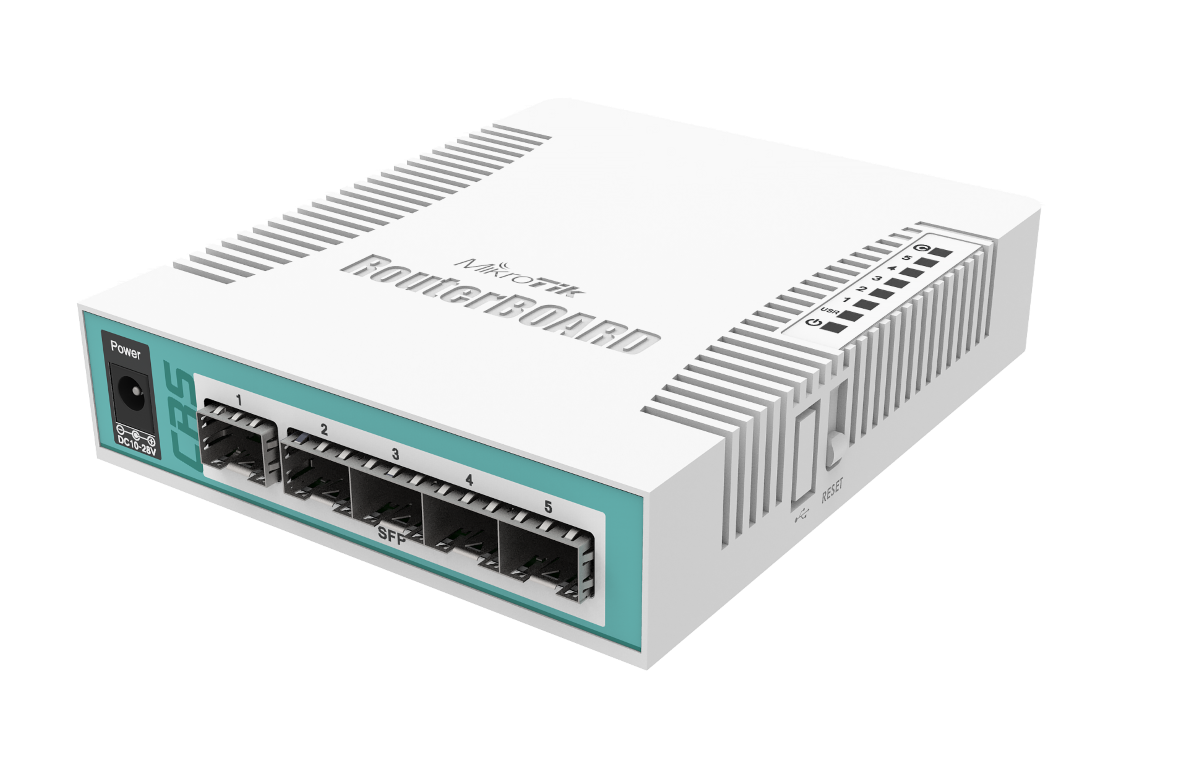 Cloud Router Switch CRS106-1C-5S Fiber Switch 6 Port SFP