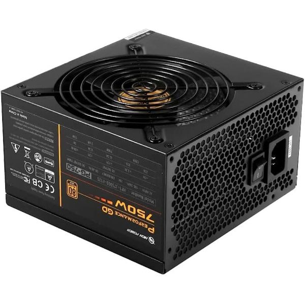 HIGH POWER PERFORMANCE GD 750W 80+ GOLD 12cm FANLI POWER SUPPLY AKTIF PFC HP1-J750GD-F12S