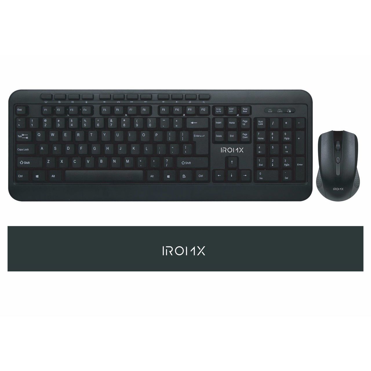 IROMX WS881 TR KABLOSUZ MULTİMEDYA SİYAH WİRELESS Q KLAVYE+MOUSE