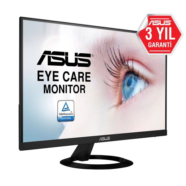 ASUS VZ239HE 23'' 75Hz 5MS 1920x1080 VGA/HDMI VESA ULTRA İNCE, EYE CARE, ÇERÇEVESİZ, FLICKER FREE, MAVİ IŞIK FİLTRESİ IPS LED MONITOR