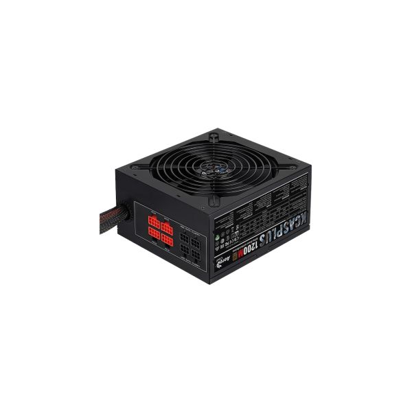 AEROCOOL KCAS PLUS 1200W 80+GOLD 12CM RGB FAN POWER SUPPLY AKTIF PFC AE-KCASP1200GM