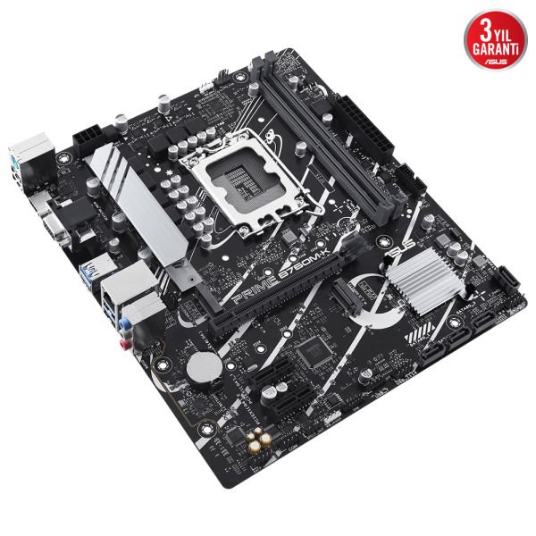 ASUS PRIME B760M-K 2xDDR5 VGA/HDMI 2xM.2 1xGLAN 1700P (12.Gen 13.Gen) ANAKART