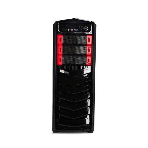 REDROCK G901BR GAME PSU'suz 1x12CM FAN MIDI TOWER PENCERELİ 1xUSB2.0/1xUSB3.0 1xAUDIO SİYAH KIRMIZI KASA