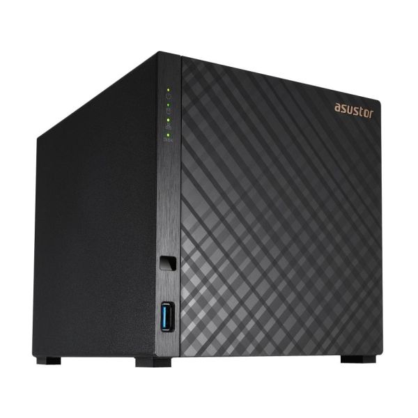 ASUSTOR AS1104T 4 BAY NAS(4X22TB Desteği), 1GB DDR4, 2.5GbE x1 DEPOLAMA ÜNİTESİ