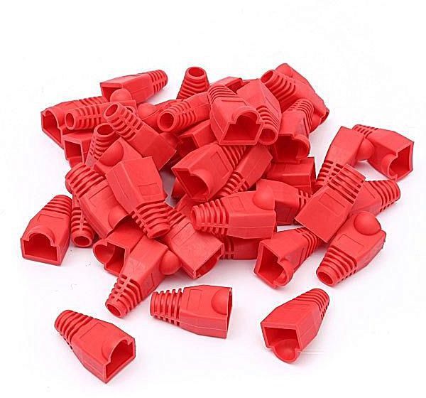 S-Link RJ45 Kırmızı Kılıf 25 li Paket