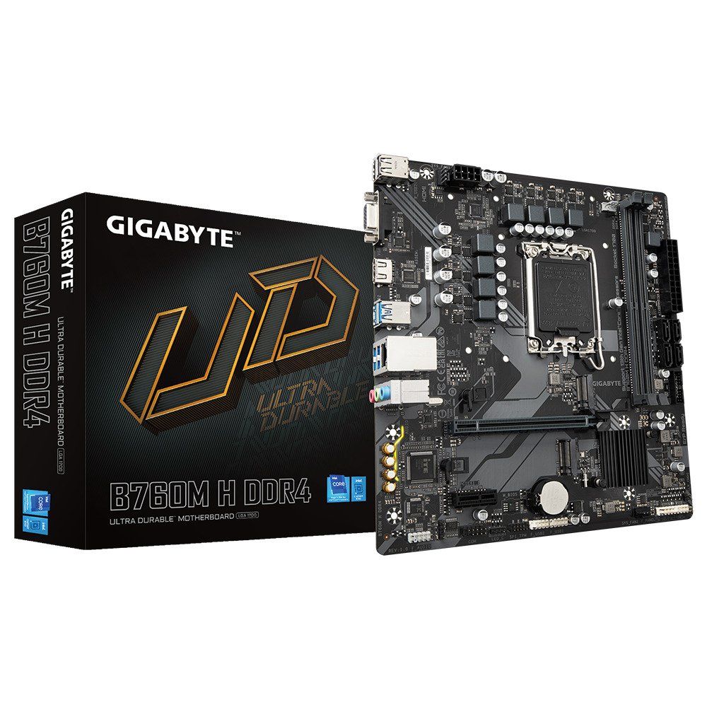 GIGABYTE B760M-H 2xDDR4 VGA/HDMI 1xM.2 1xGLAN 1700P ANAKART