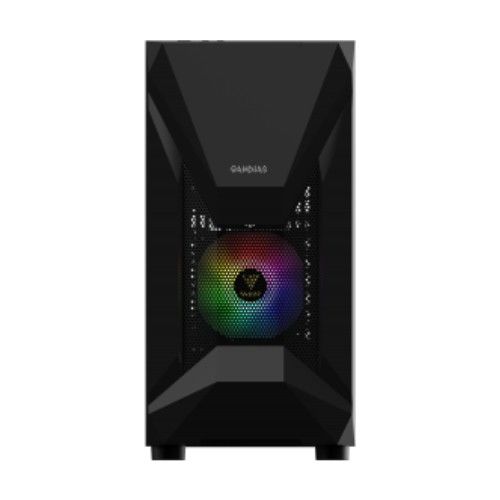 GAMDIAS ATHENA E1 ELITE 500W 2x12CM FAN TEMPERED GLASS ARGB KASA