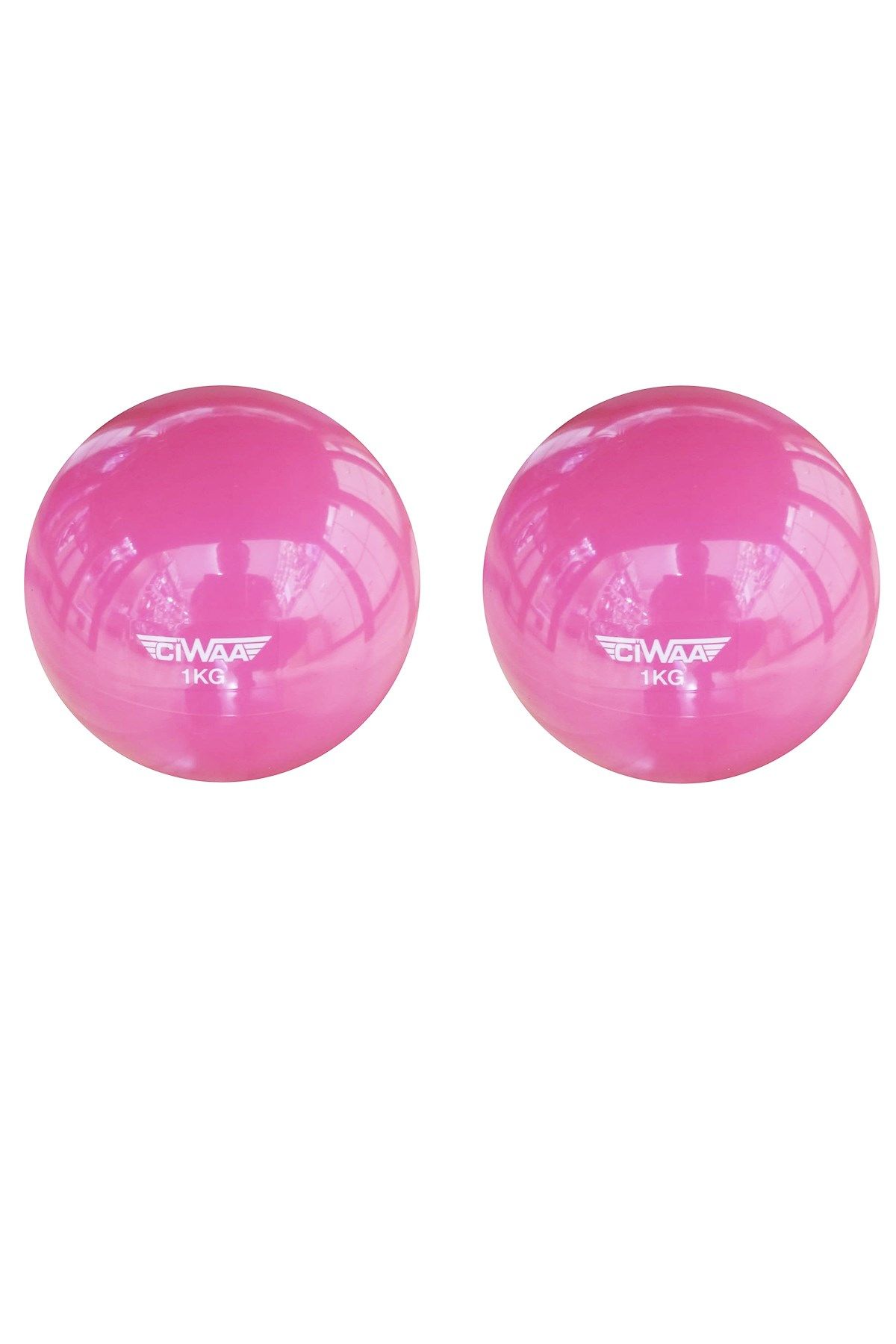 Ciwaa CWA-2283  Pilates Ağırlık Topu Pilates Toning Ball Denge Ve AğırlıkTopu 1 Kg x2