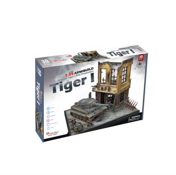 Cubic Fun German Tiger I Mid Dioroma Set