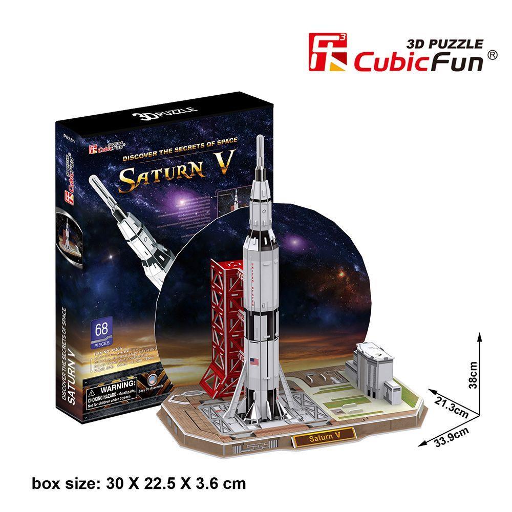 Cubic Fun Saturn V Roket