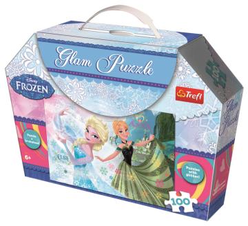 Trefl Puzzle Frozen Anna And Elsa 100 Işıltılı Simli Parça Yapboz