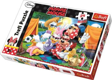 Trefl Puzzle Minnie Mouse Camping 24 Parça Maxi Yapboz