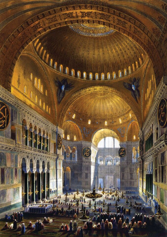 Art Puzzle Ayasofya Camii'nde İlk Namaz 1000 Parça Puzzle