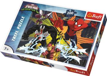 Trefl Puzzle Spiderman The Clash, Dısney Marvel 200 Parça Yapboz