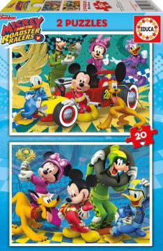 Educa Puzzle Mickey Roadster Racers 2 X 20 Parça