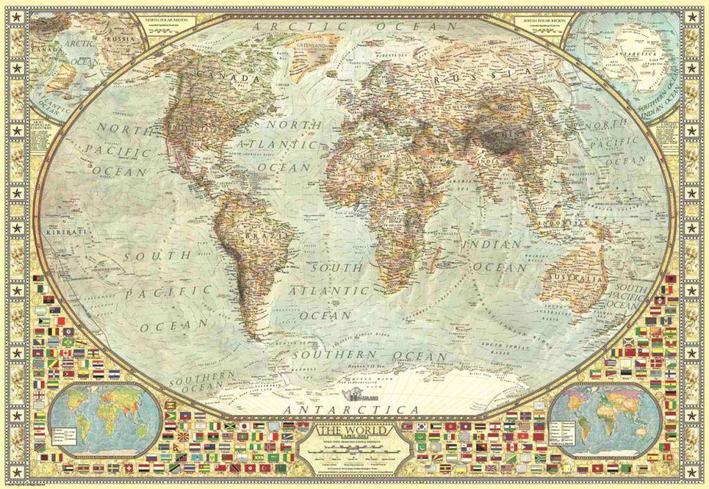 Anatolian Puzzle Dünya Haritası 2000 Parça Puzzle