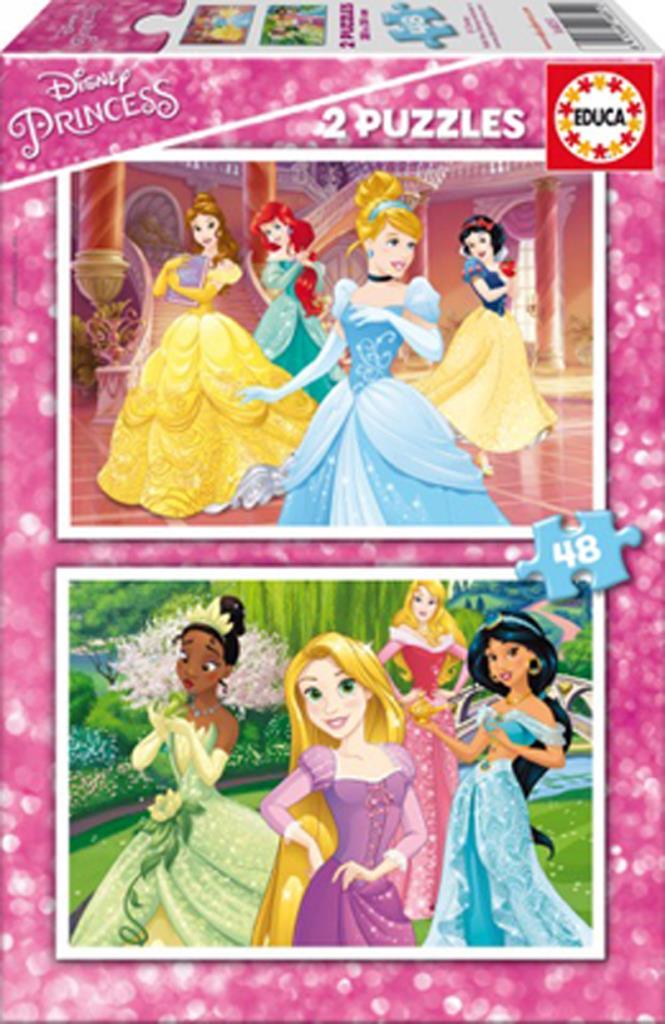 Educa Puzzle Princess, Disney 2 X 48 Parça