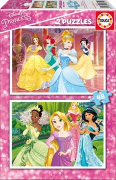 Educa Puzzle Princess, Disney 2 X 48 Parça