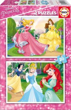 Educa Puzzle Princess, Disney 2 X 20 Parça