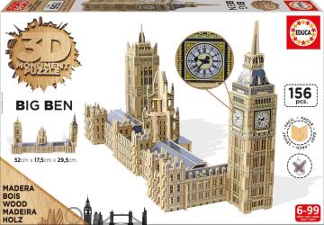 Educa Puzzle Big Ben Ahşap 3d Puzzle