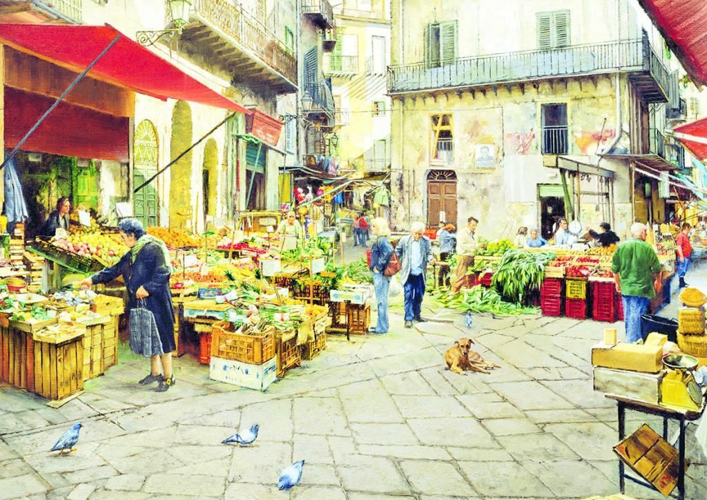 Educa Puzzle La Vucciria Market 3000 Parça Puzzle