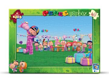 Art Çocuk Frame Puzzle Pepee'nin Doğum Günü Partisi 48 Parça Puzzle