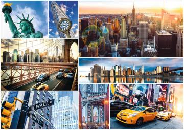 Trefl Puzzle New York - Collage 4000 Parça Puzzle