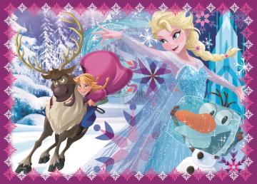 Trefl Puzzle Frozen Winter Frenzy 4'lü 35+48+54+70 Parça Yapboz