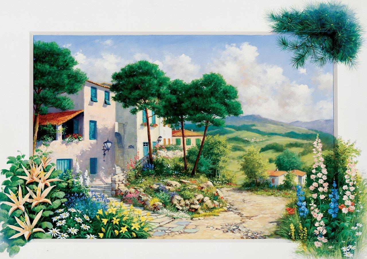 Art Puzzle Yazlıkta 1000 Parça Yapılmış Puzzle