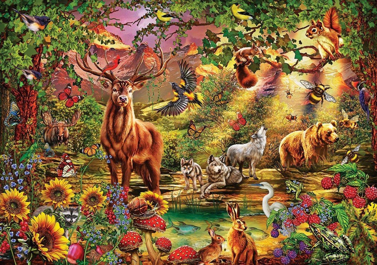 Art Puzzle Büyülü Orman 1000 Parça Yapılmış  Puzzle