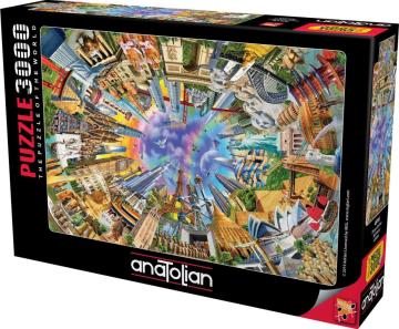 Anatolian Puzzle Dünya Anıtları 3000 Parça Puzzle