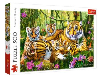 Trefl Puzzle Familyf Of  Tıger 500 Parça Puzzle