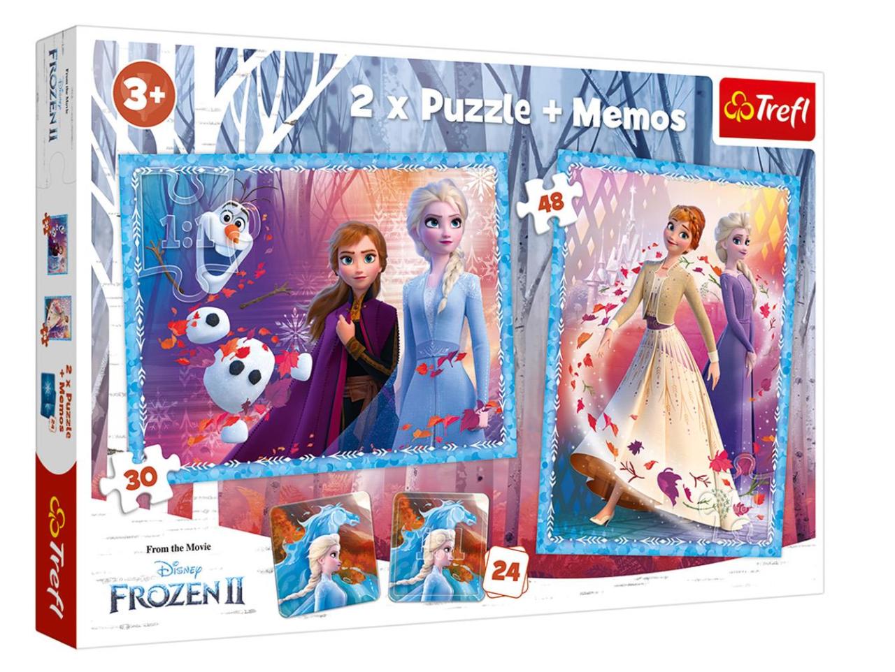 Trefl Puzzle Frozen 2, A Mysterious Land 2 in 1 Puzzle (30+48 Parça)